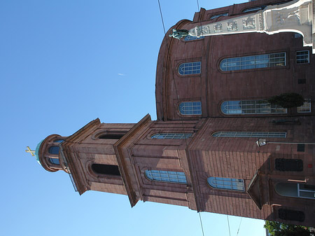 Foto Paulskirche mit Statue - Frankfurt am Main