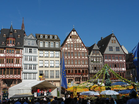 Gerechtigkeitsbrunnen auf dem Römerberg Foto 