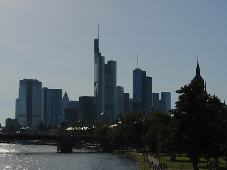 Skyline von Frankfurt Fotos